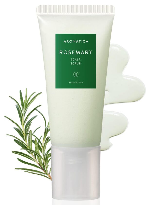 Muối tẩy tế bào chết da đầu Aromatica chiết xuất Hương thảo Rosemary Scalp Scrub 165g