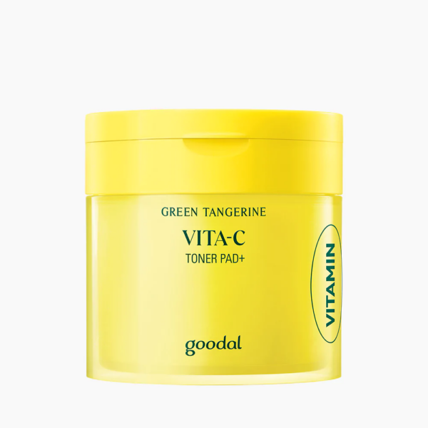 Pad tẩy da chết GOODAL GREEN TARGERINE VITA C TONER PAD+