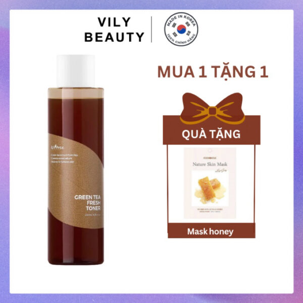 Nước Hoa Hồng tinh chất trà xanh Isntree Green Tea Fresh Toner 200ml