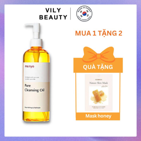 Dầu tẩy trang thực vật, sạch sâu, lành tính Manyo Pure Cleansing Oil 200ml