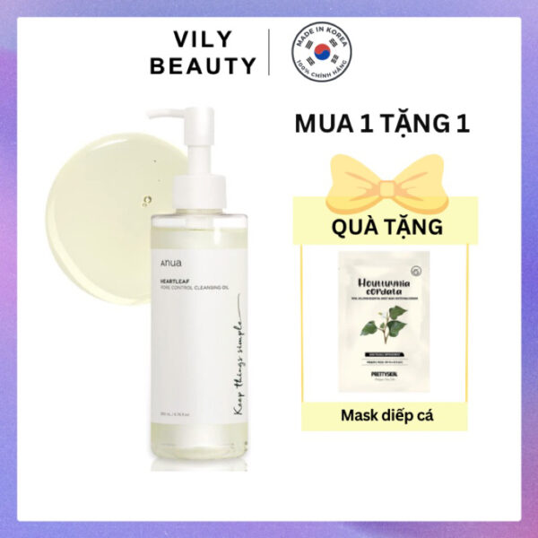 Dầu tẩy trang diếp cá Anua Heartleaf Pore Control Cleansing Oil 200ml