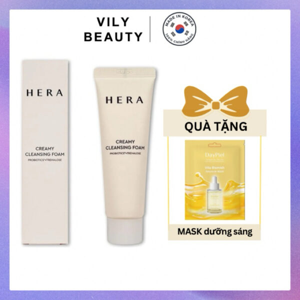 Sữa Rửa Mặt Bọt Mềm Sạch Sâu Hera Creamy Cleansing Foam 50ml
